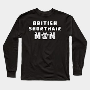 British shorthair mom Long Sleeve T-Shirt
